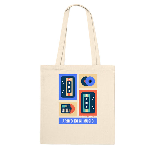 Just Music Tote Bags