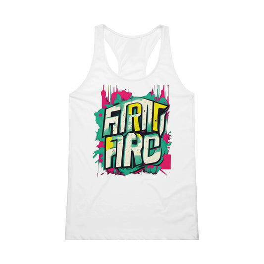 Farcial Feelings Performance Womens Tank Top