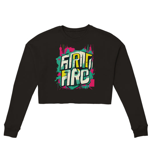 Farcial Feelings Women's Cropped Sweatshirt