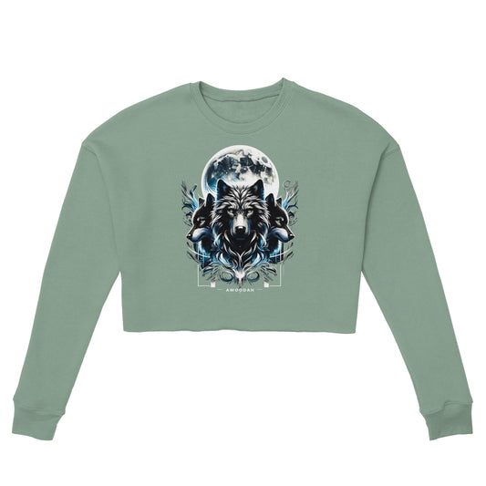 Awoodah Wolf Gang Women's Cropped Sweatshirt