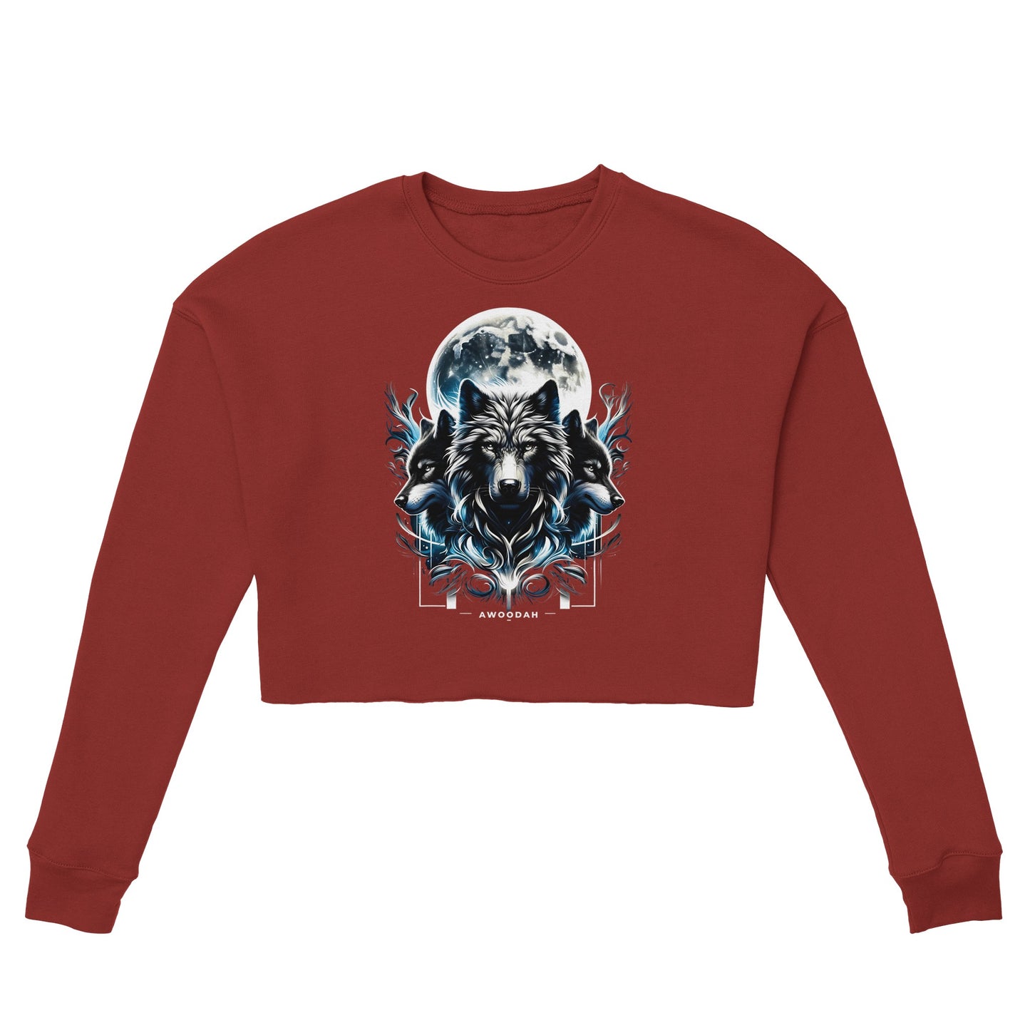 Awoodah Wolf Gang Women's Cropped Sweatshirt