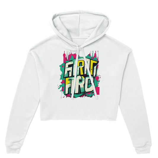 Farcial Feelings Women's Cropped Hoodie