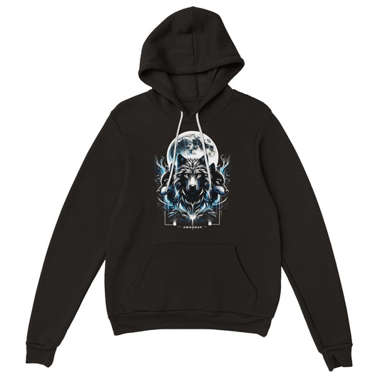 Awoodah Wolf Gang Premium Womens Pullover Hoodie