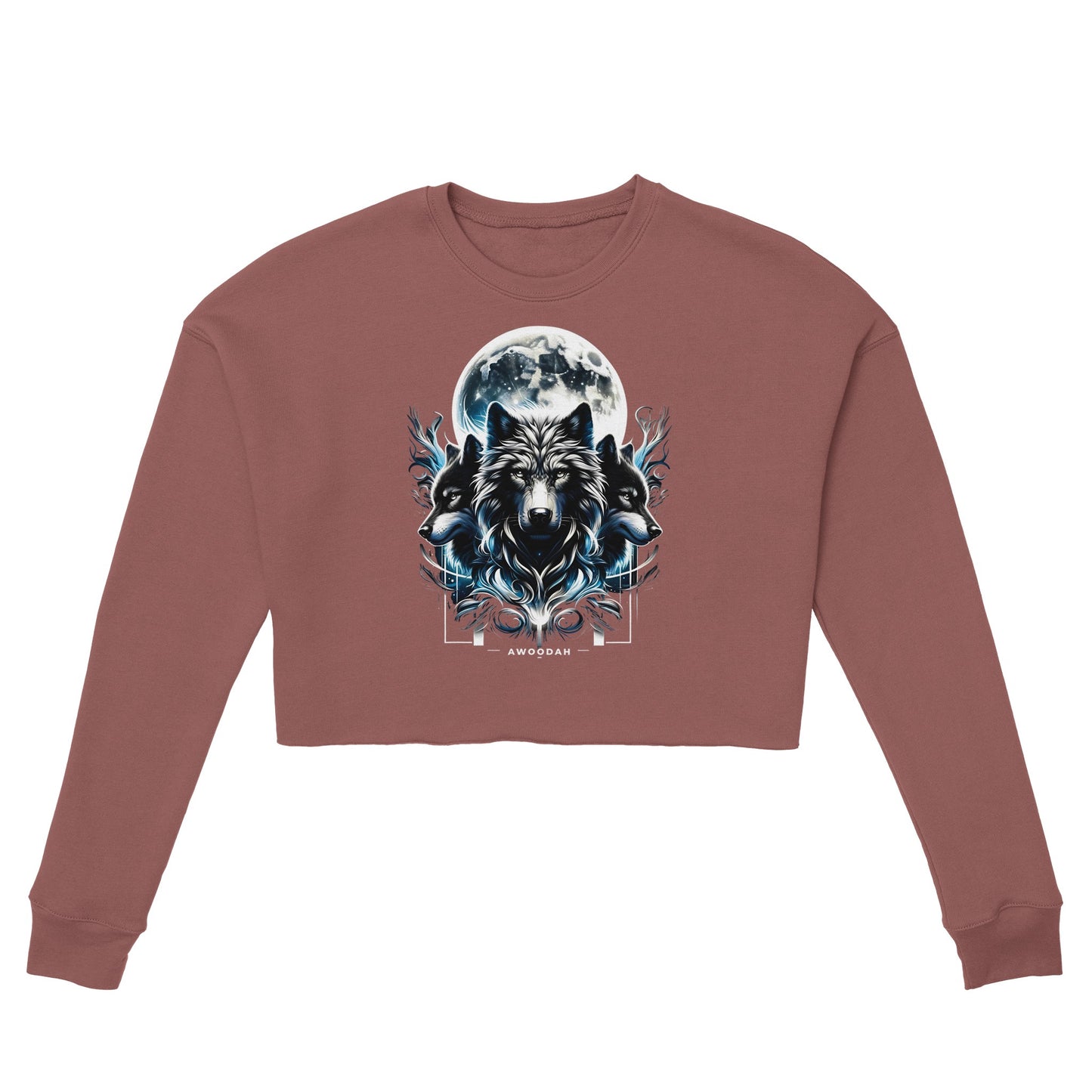 Awoodah Wolf Gang Women's Cropped Sweatshirt